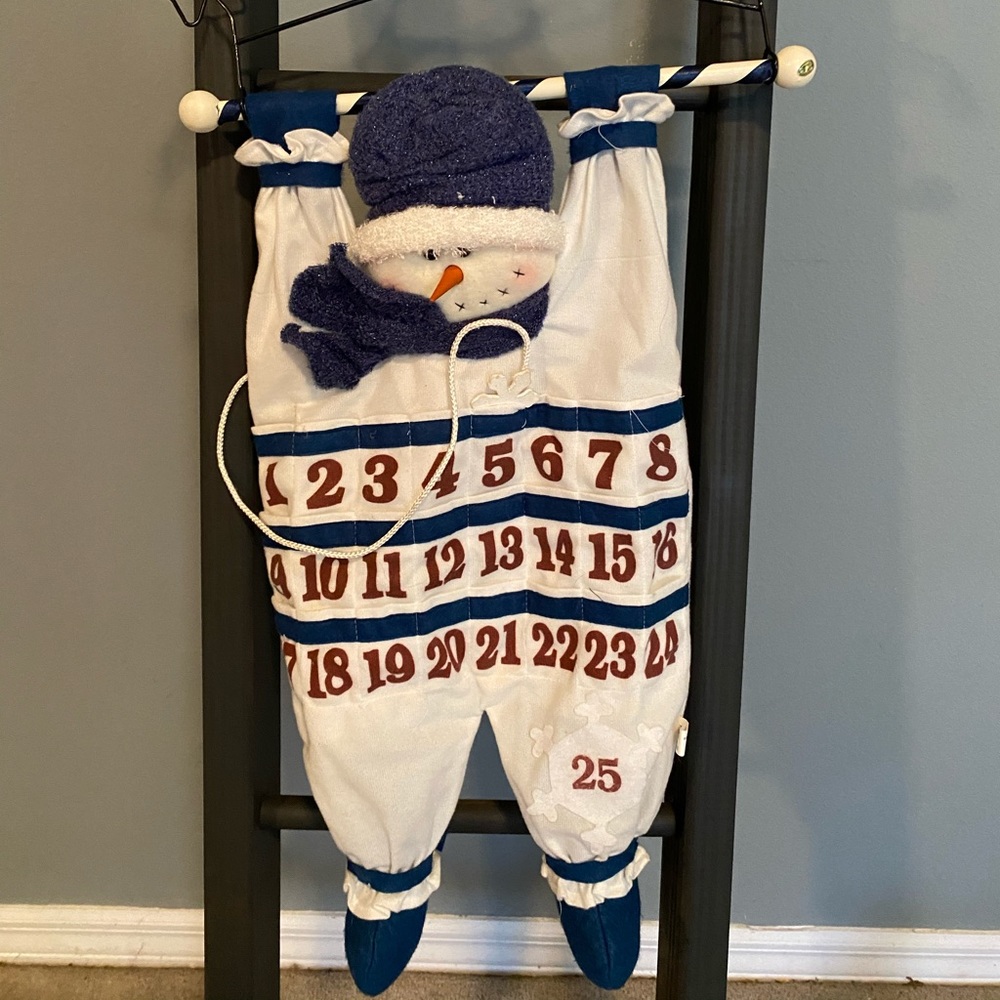 Snowman Christmas countdown calendar
